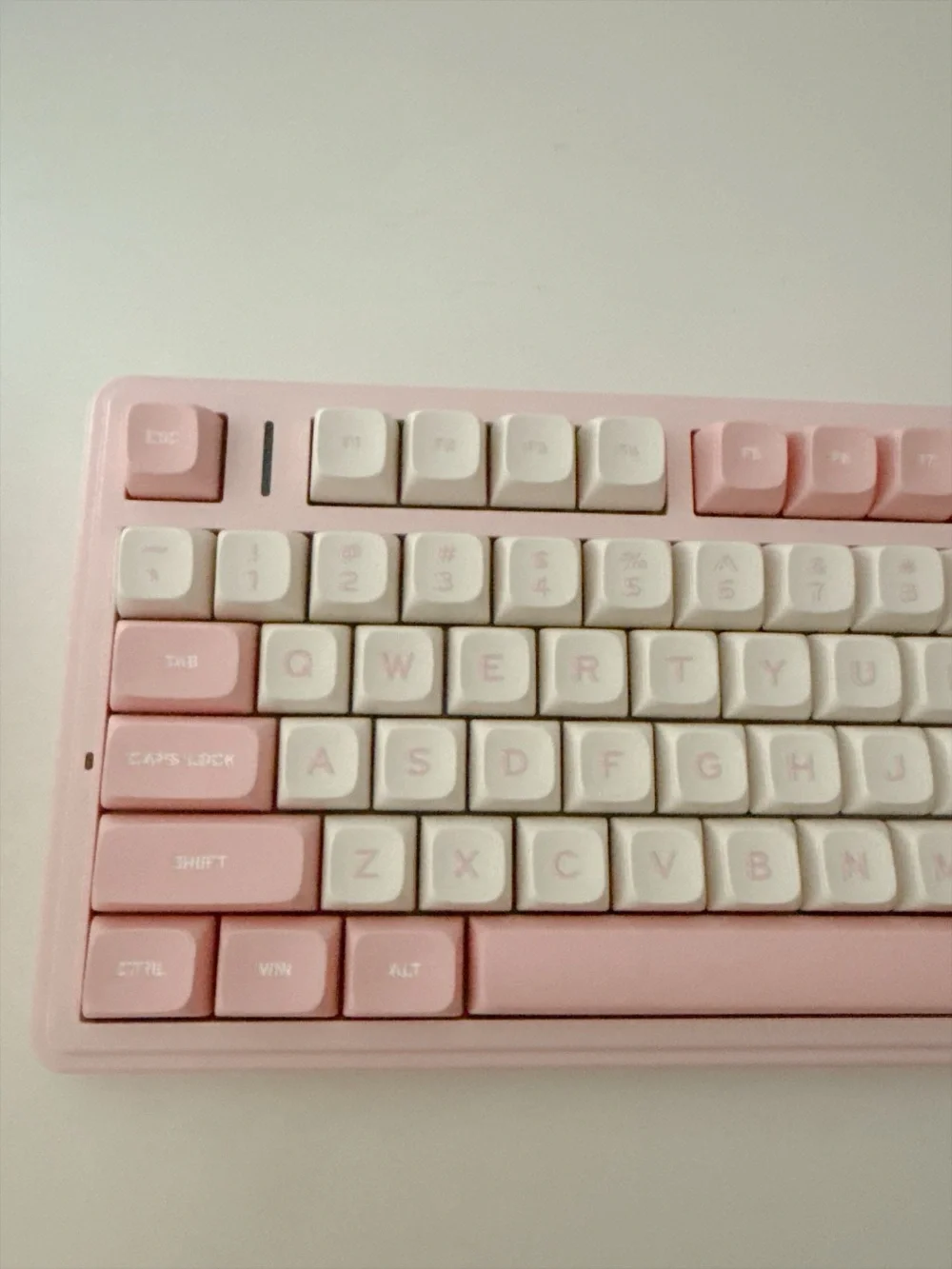 AULA F75 Pink Wireless Mechanical Keyboard RGB 75% Tri-Mode New